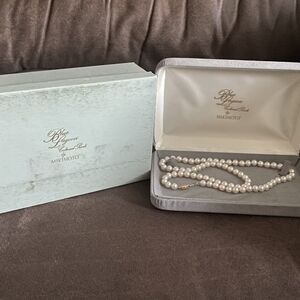 Mikimoto White Pearl Necklace